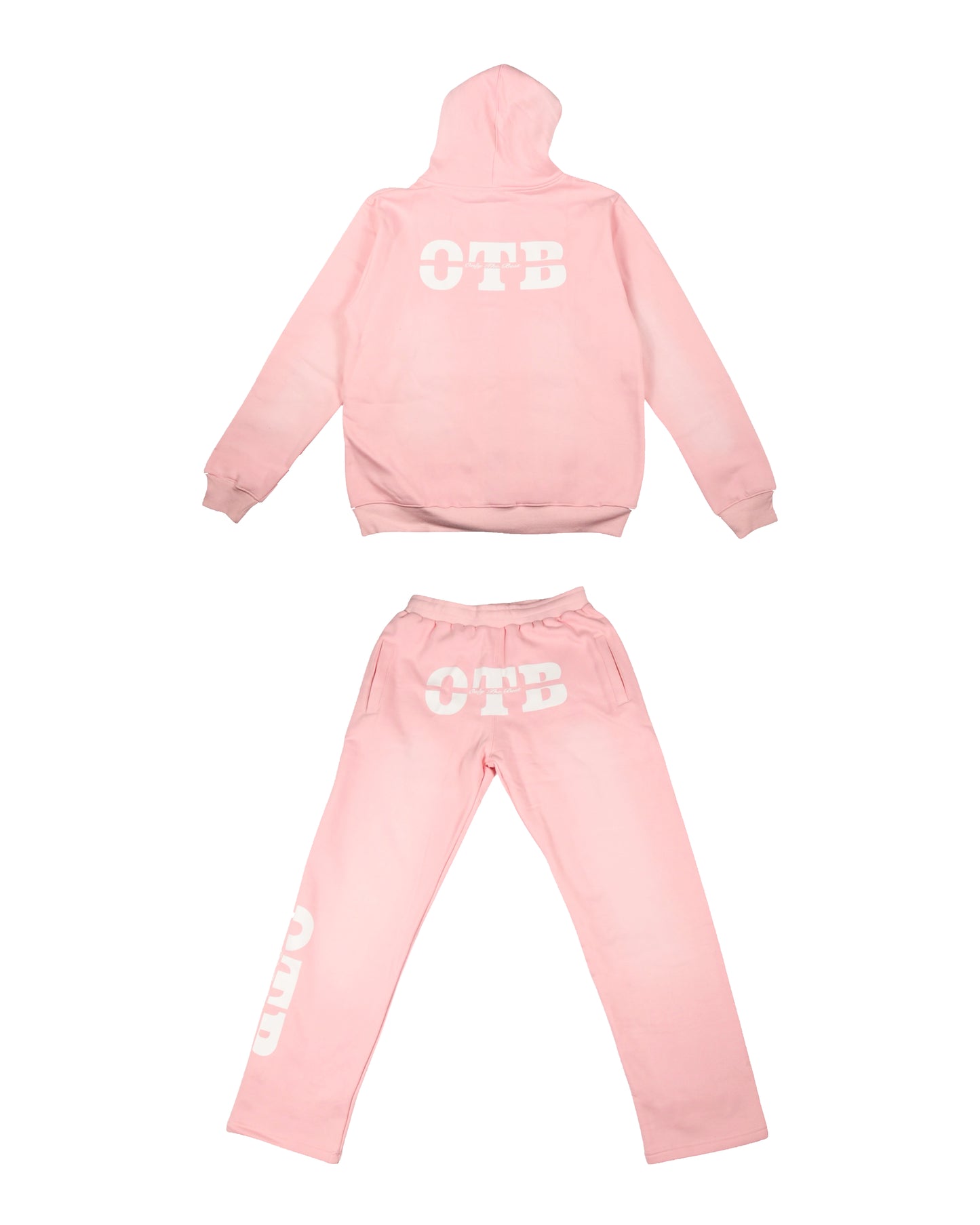 Pink OTB Zip-Up Sweatsuit
