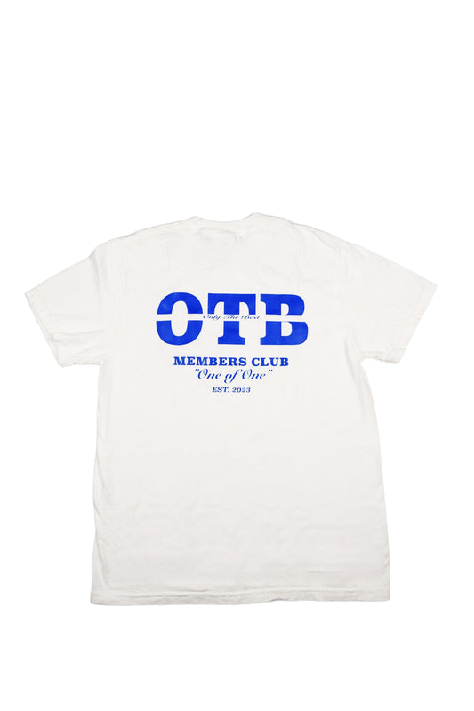 OTB MEMBERS ONLY T-SHIRT IN WHITE