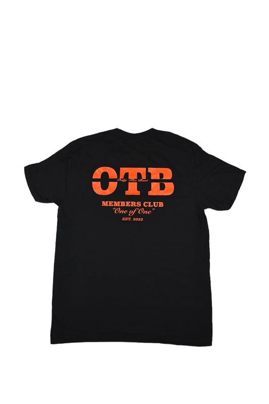 OTB MEMBERS ONLY T-SHIRT IN BLACK