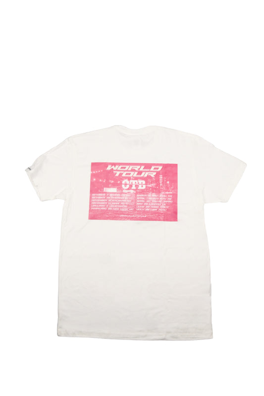 OTB WORLD TOUR T-SHIRT IN PINK